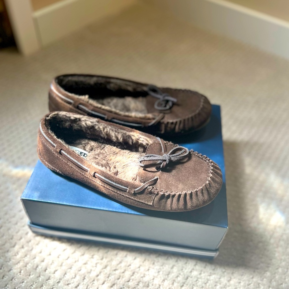 Brown Moccasins; UNR8ED.